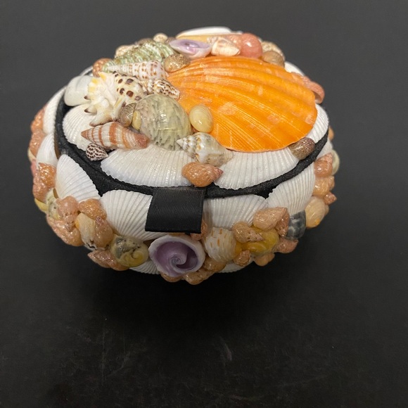 Other - Genuine Shell Covered Trinket Box